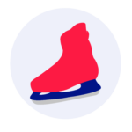Schaatsicoon maat schoen Hockeyschaats