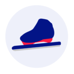 Schaatsicoon Klap of Vast Zandstra – Noren Blauw