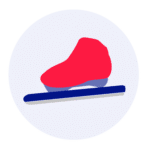 Schaatsicoon Maat Schoen Zandstra – Noren Blauw
