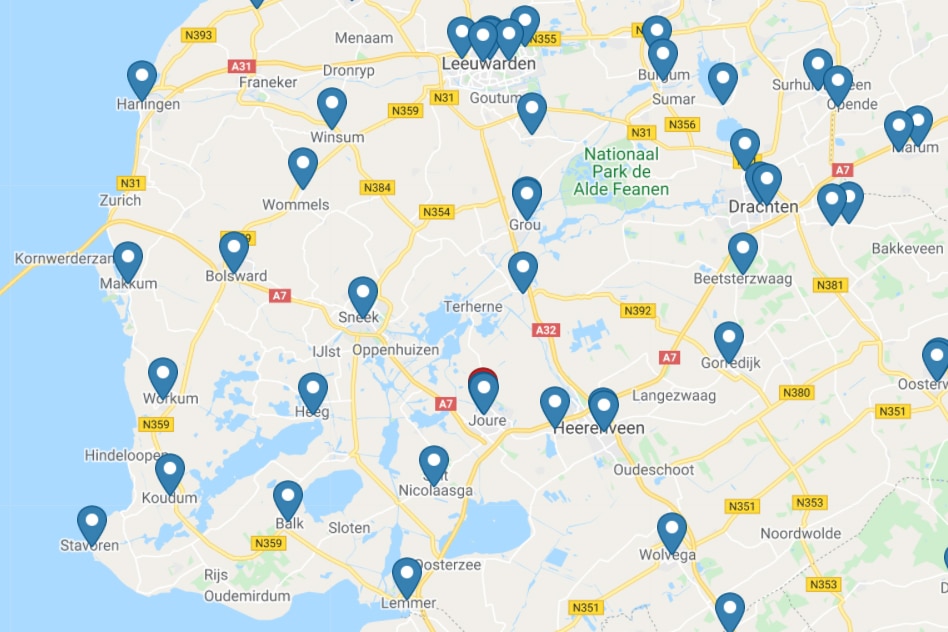 Verkooppunten Zandstra Sport Verkooppunten Zandstra Sport